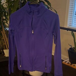 GAP Women's Purple Zip-Up Jacket